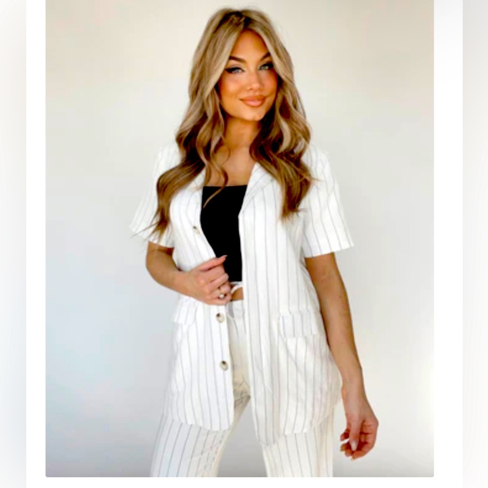 Lelis spring chic striped blazer